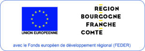 Union Européenne, Région Bourgogne Franche-Comté, avec le Fonds européen de développement régional (FEDER)