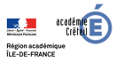 Liberté, Égalité, Fraternité, République Française, Académie Créteil, Région académique Île-de-France