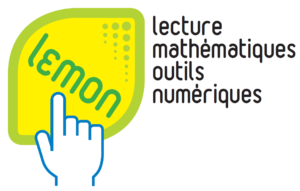 Logo du projet LEMON, lecture, mathématiques, outils numériques